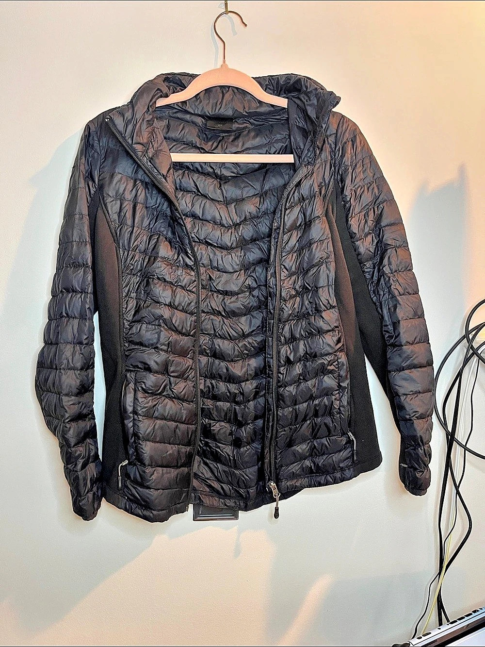 32 Degrees Heat Ladies Small Black Quilted Puffer